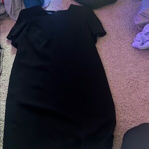 Charter Club Dress Short Sleeve Crew Neck with shoulder pads